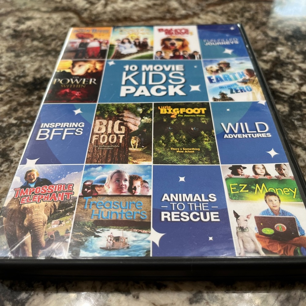 10 Movie Kids Pack DVD, perfect condition.